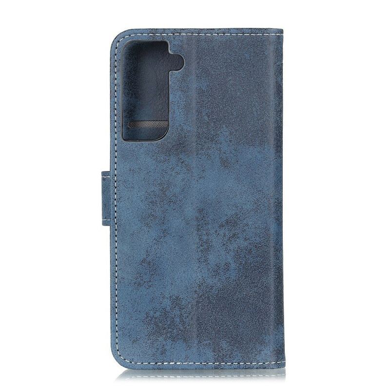Kožna Futrola Samsung Galaxy S21 5G Vintage Umjetna Koža