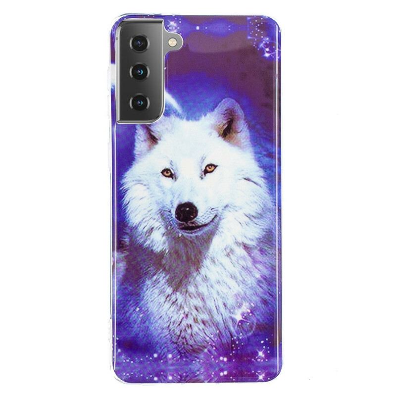 Maskica Samsung Galaxy S21 5G Fluorescentna Vučja Serija