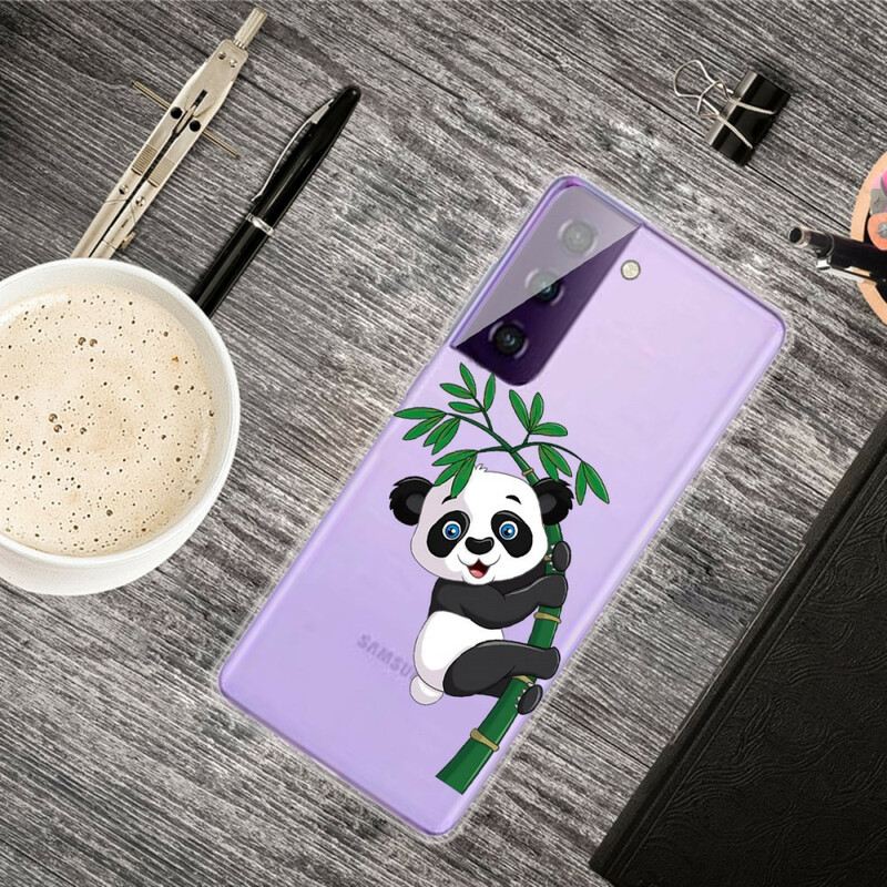 Maskica Samsung Galaxy S21 5G Panda Na Bambusu