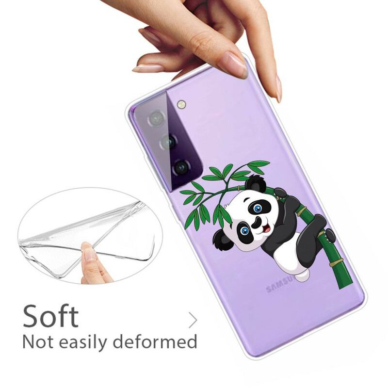 Maskica Samsung Galaxy S21 5G Panda Na Bambusu