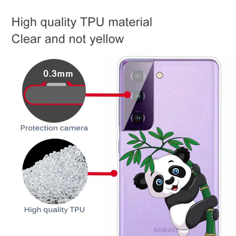 Maskica Samsung Galaxy S21 5G Panda Na Bambusu