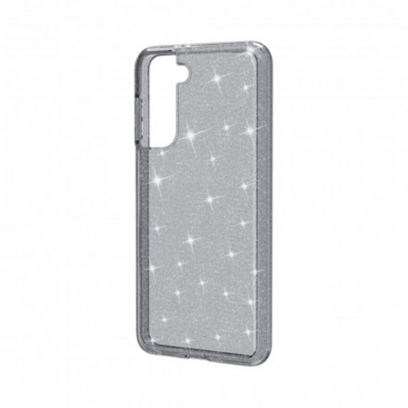 Maskica Samsung Galaxy S21 5G Prozirne Šljokice