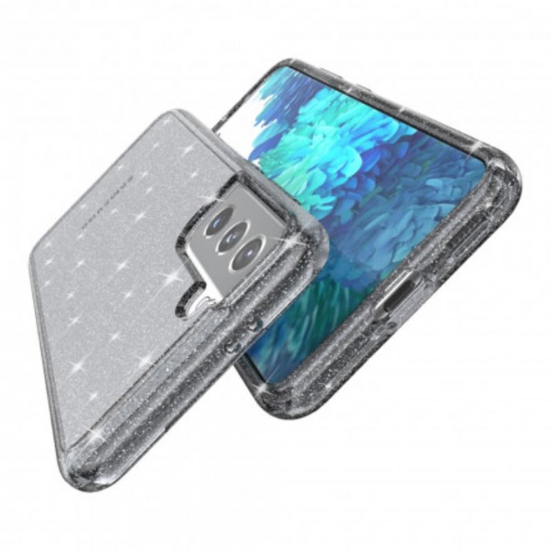 Maskica Samsung Galaxy S21 5G Prozirne Šljokice