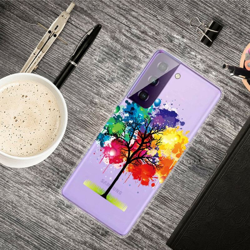 Maskica Samsung Galaxy S21 5G Stablo Akvarela