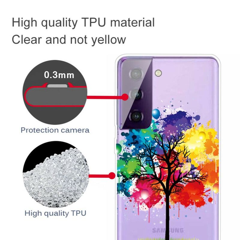 Maskica Samsung Galaxy S21 5G Stablo Akvarela