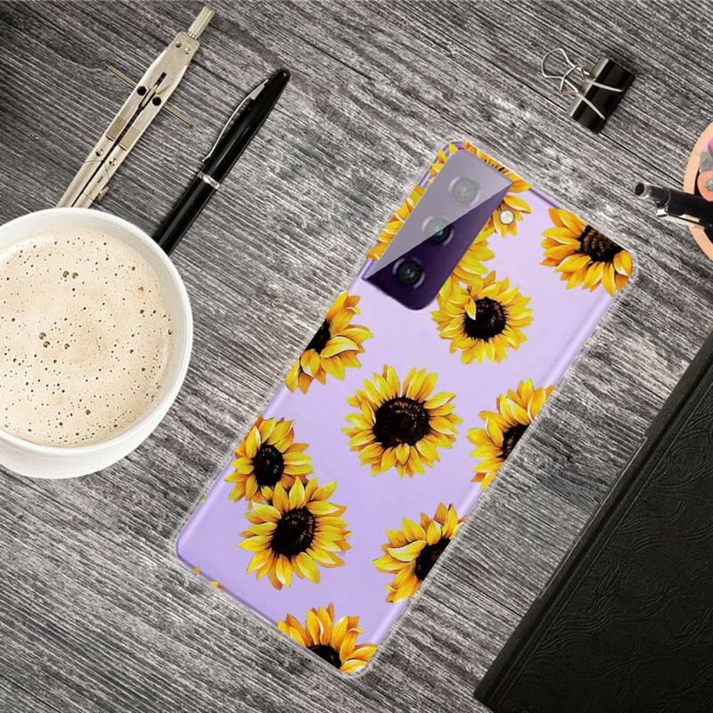 Maskica Samsung Galaxy S21 5G Suncokreti