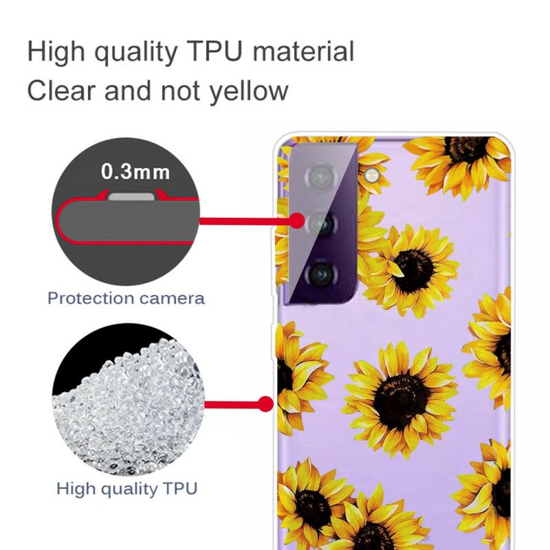 Maskica Samsung Galaxy S21 5G Suncokreti