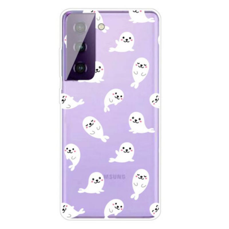 Maskica Samsung Galaxy S21 5G Vrhunski Morski Lavovi