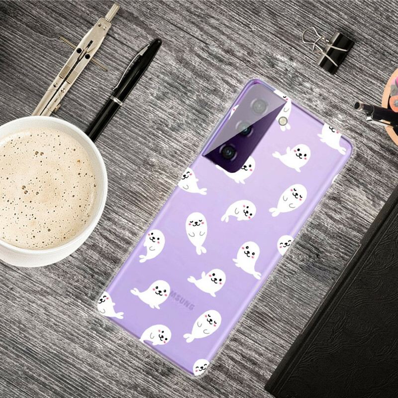 Maskica Samsung Galaxy S21 5G Vrhunski Morski Lavovi