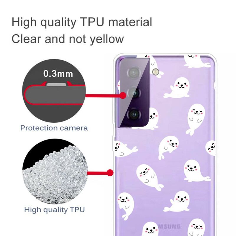 Maskica Samsung Galaxy S21 5G Vrhunski Morski Lavovi
