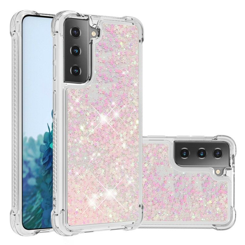 Maskica Samsung Galaxy S21 5G Želje Šljokice