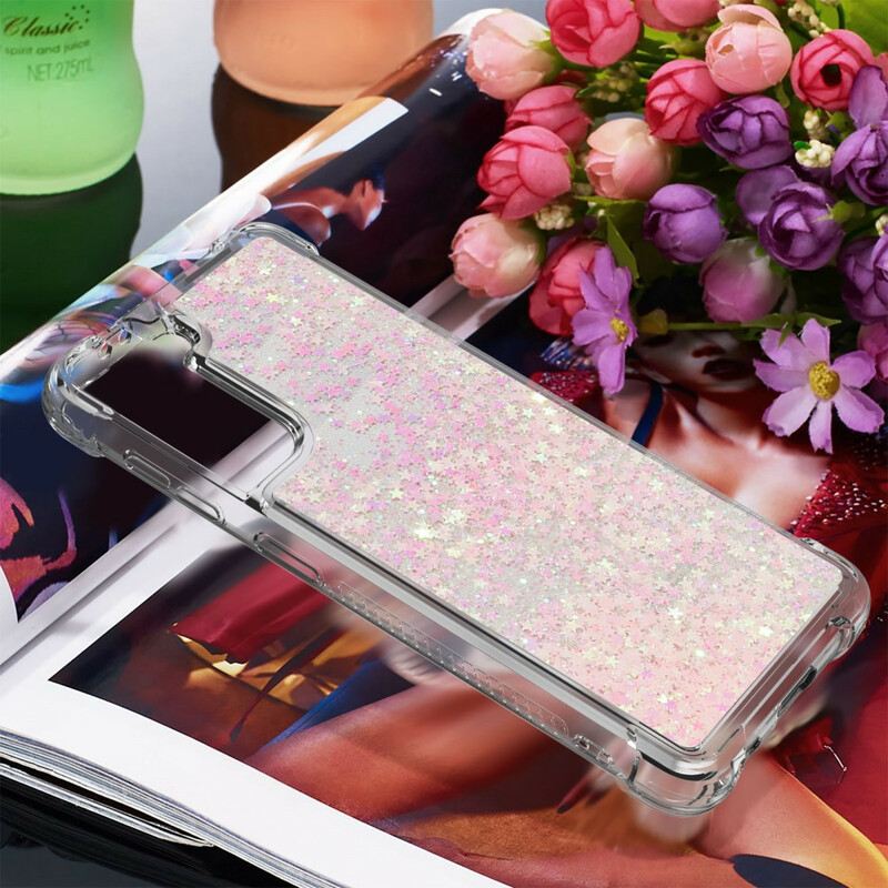Maskica Samsung Galaxy S21 5G Želje Šljokice
