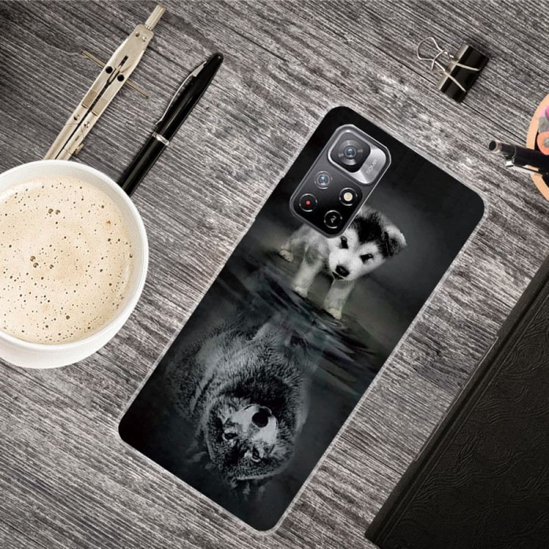 Maskica Poco M4 Pro 5G Puppy Dream