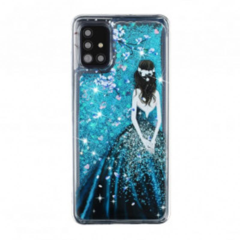 Maskica Samsung Galaxy A52 4G / A52 5G / A52s 5G Žena Šljokice