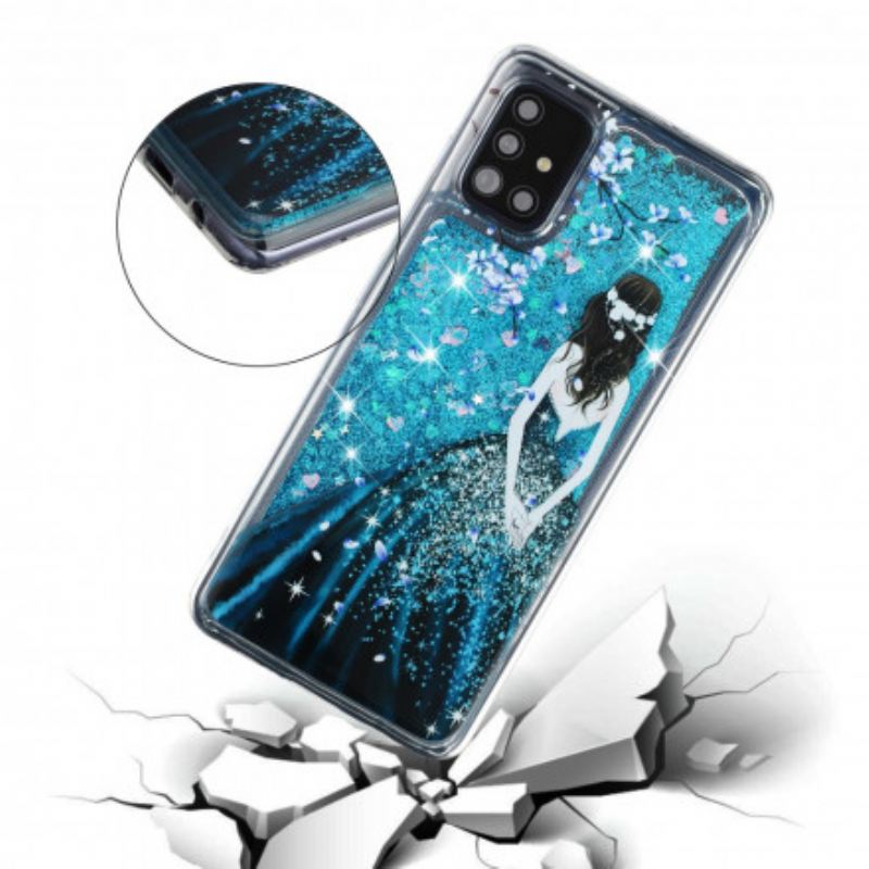 Maskica Samsung Galaxy A52 4G / A52 5G / A52s 5G Žena Šljokice