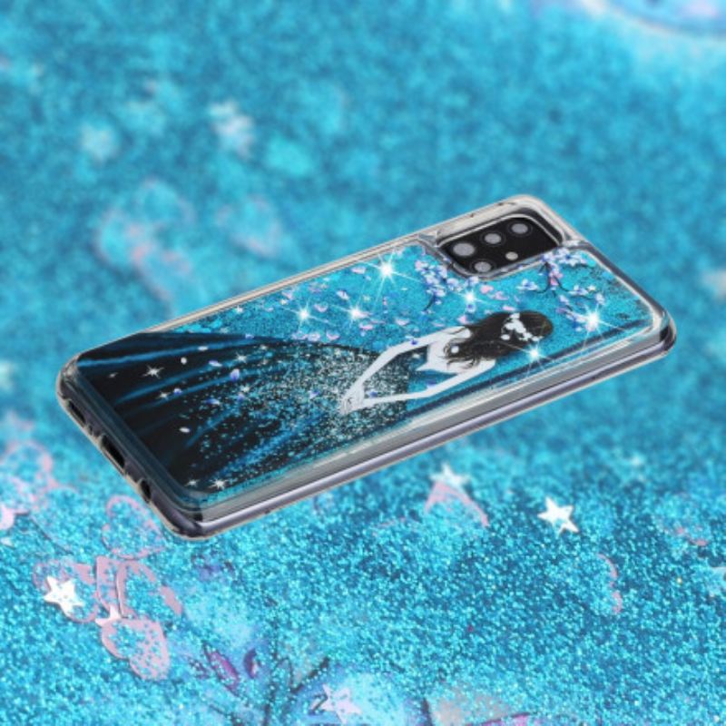 Maskica Samsung Galaxy A52 4G / A52 5G / A52s 5G Žena Šljokice