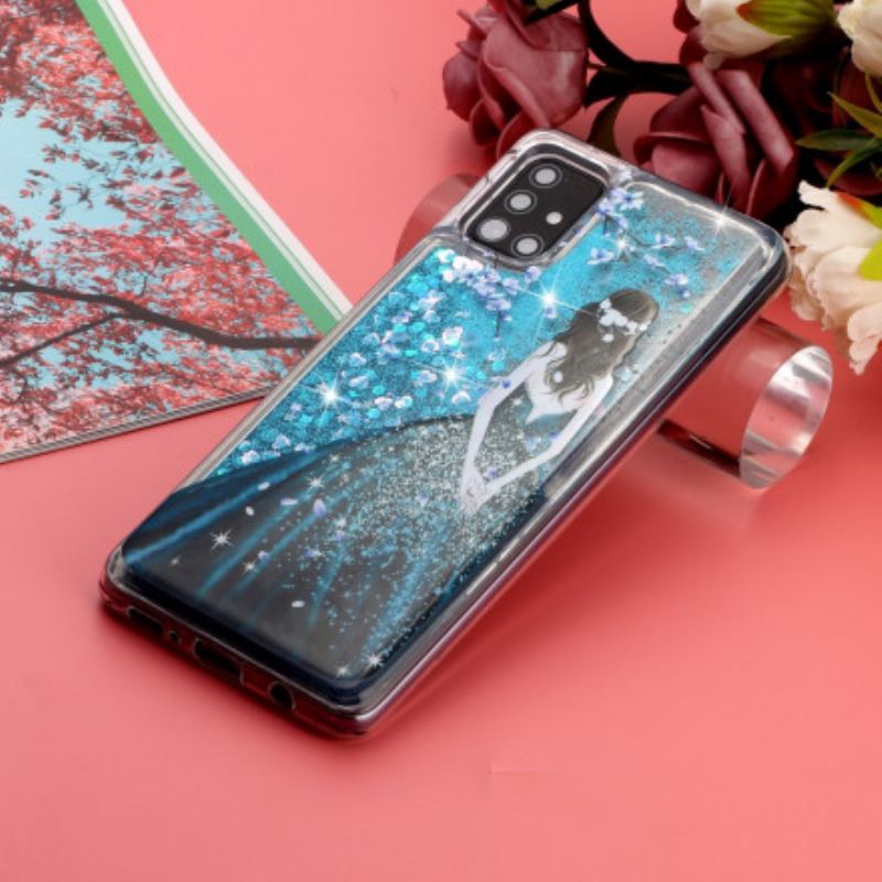 Maskica Samsung Galaxy A52 4G / A52 5G / A52s 5G Žena Šljokice