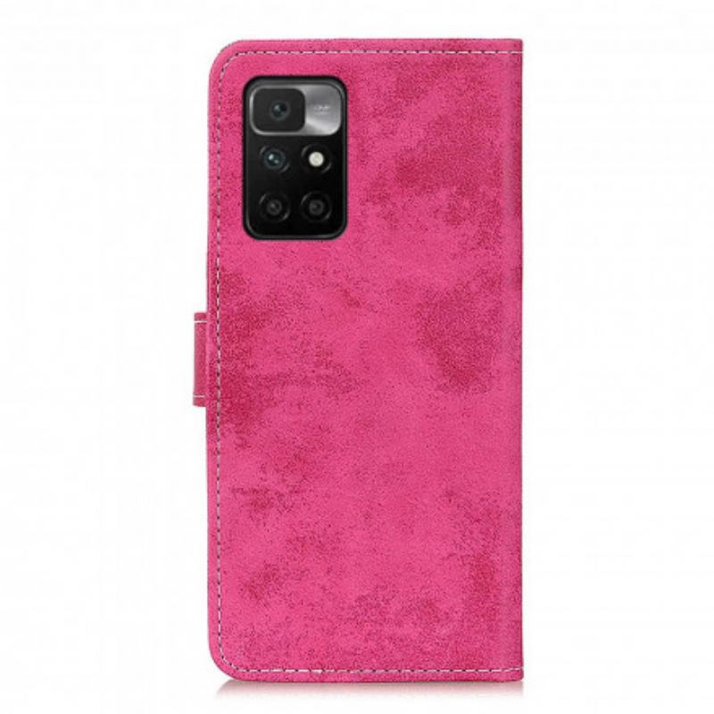 Futrola Xiaomi Redmi 10 Efekt Vintage Kože