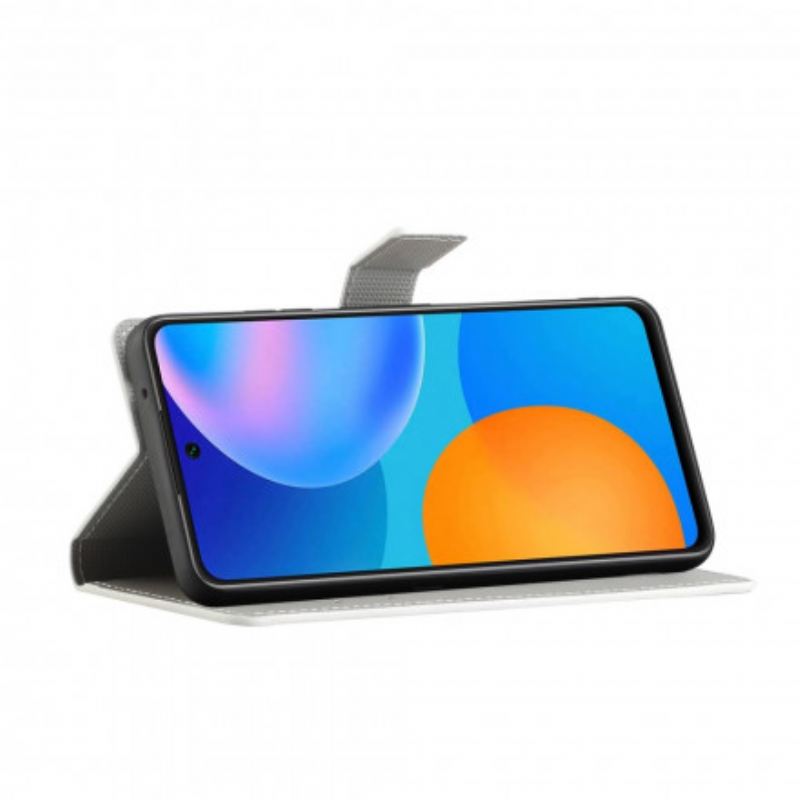 Futrola Xiaomi Redmi 10 Plavi Leptir S Remenom