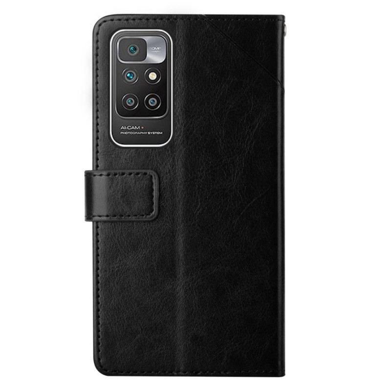 Futrola Xiaomi Redmi 10 Stilski Kožni Geo Y Dizajn