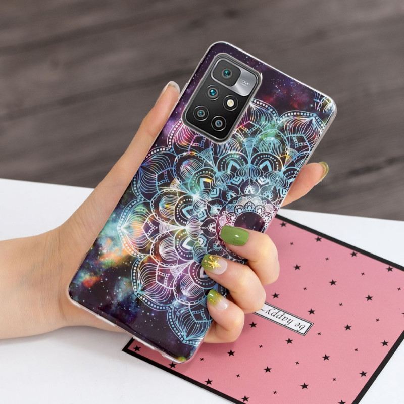 Maskica Xiaomi Redmi 10 Fluorescentna Šarena Mandala