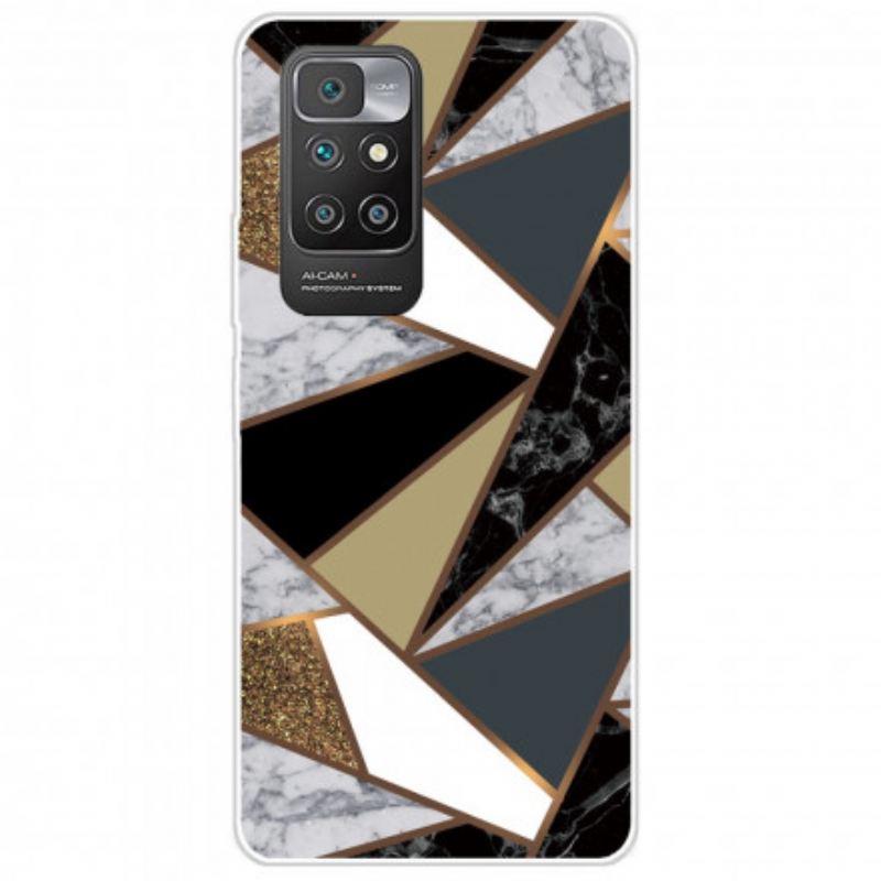 Maskica Xiaomi Redmi 10 Geometrija Mramora