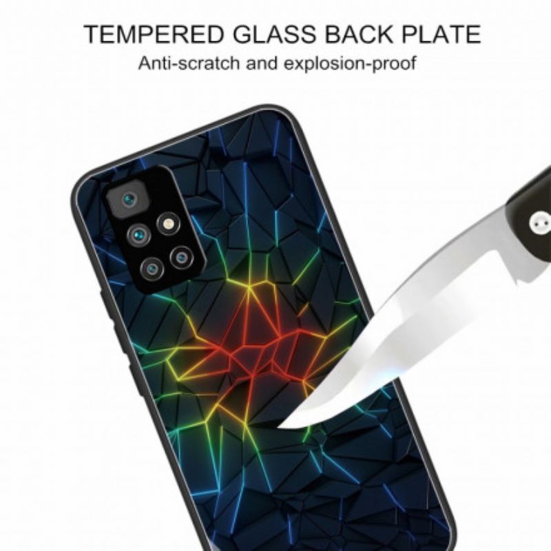 Maskica Xiaomi Redmi 10 Geometrijsko Kaljeno Staklo