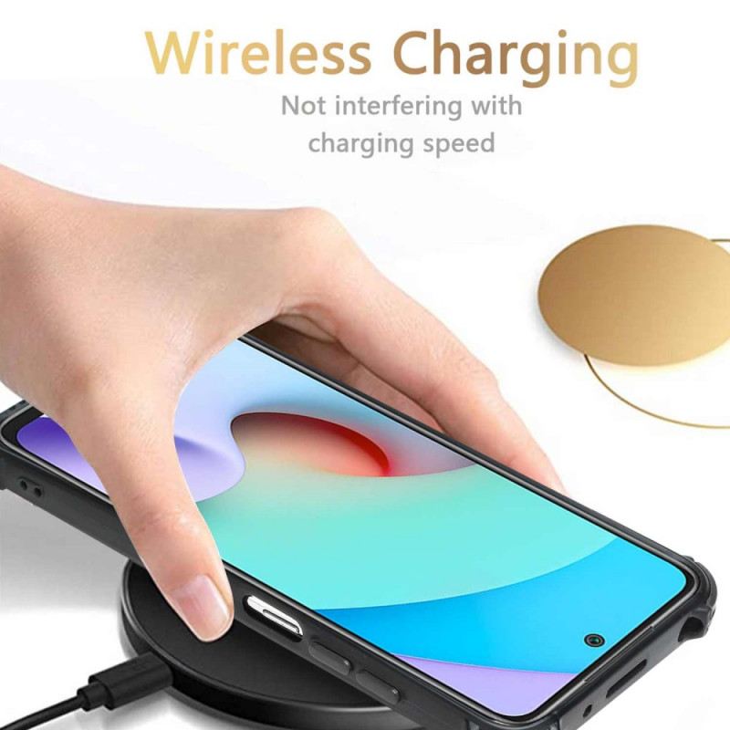 Maskica Xiaomi Redmi 10 Kožni Stalak I Držač Za Kartice