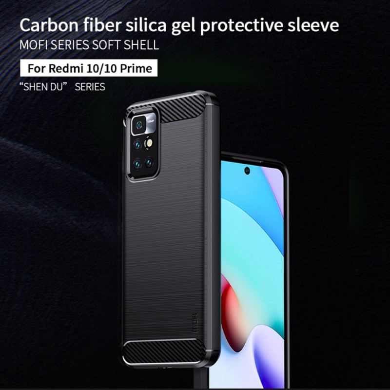 Maskica Xiaomi Redmi 10 Mofi Brušena Karbonska Vlakna