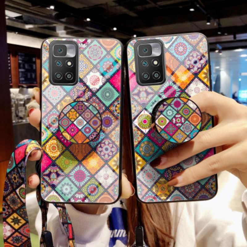 Maskica Xiaomi Redmi 10 Patchwork Magnetski Držač