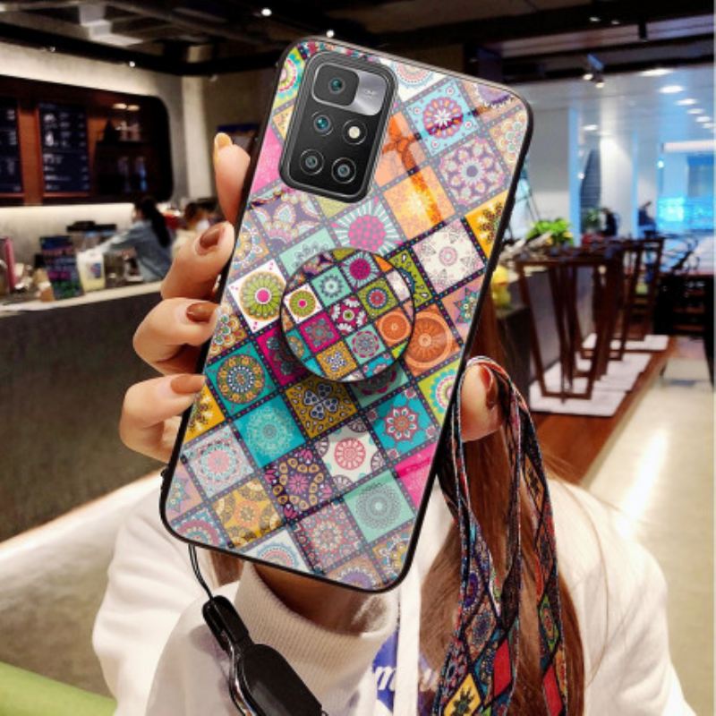Maskica Xiaomi Redmi 10 Patchwork Magnetski Držač