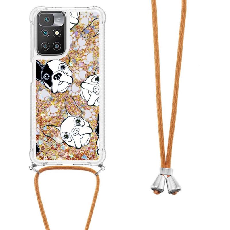 Maskica Xiaomi Redmi 10 Psi Sa Šljokicama