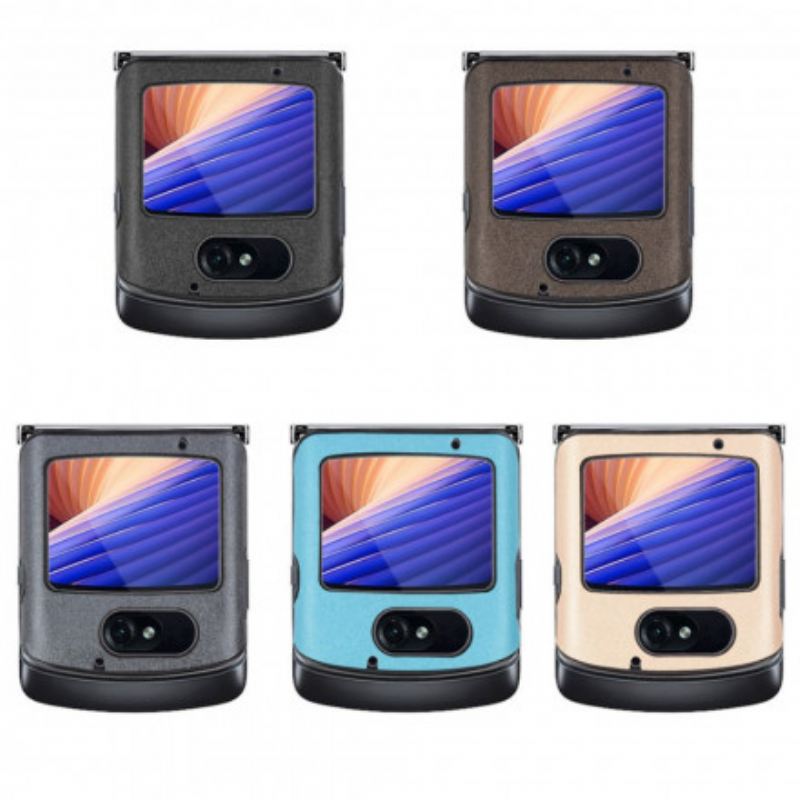 Maskica Motorola Razr 5G Brušena Umjetna Koža