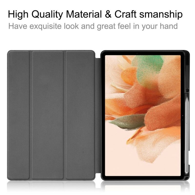 Maskica Samsung Galaxy Tab S7 FE Trostruki Sklopivi Držač Za Olovke