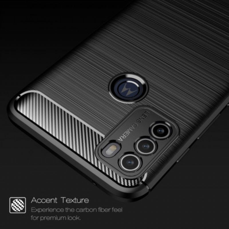 Maskica Moto G50 Brušena Karbonska Vlakna