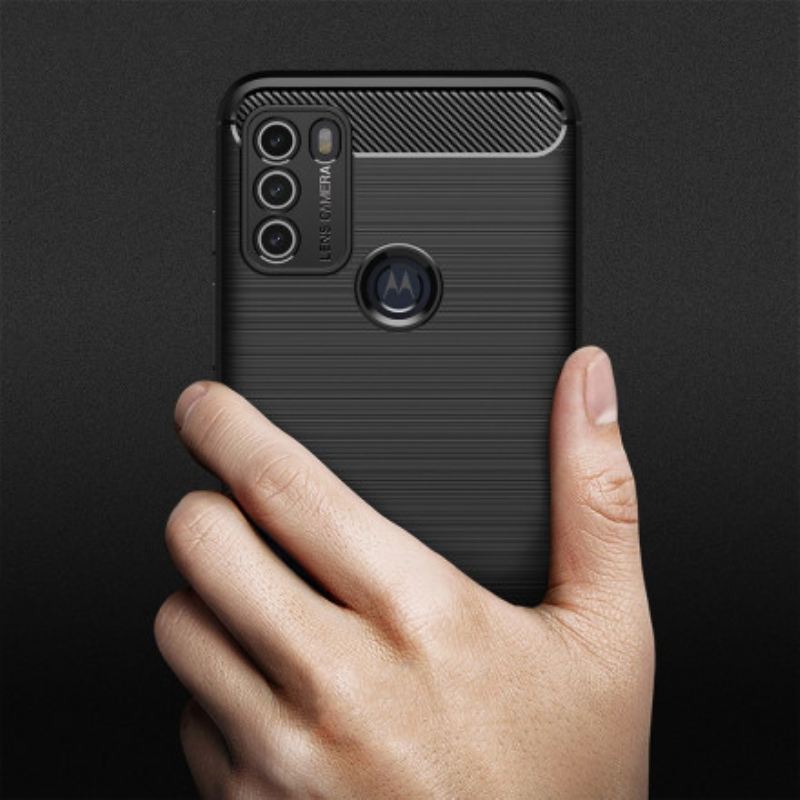 Maskica Moto G50 Brušena Karbonska Vlakna