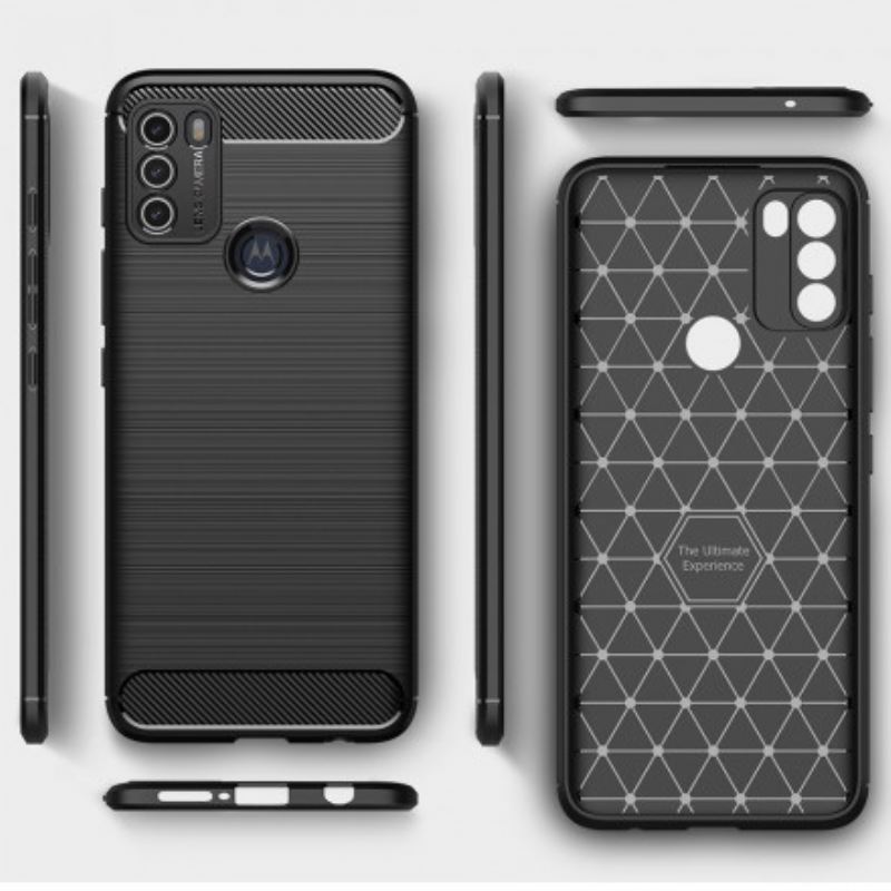 Maskica Moto G50 Brušena Karbonska Vlakna