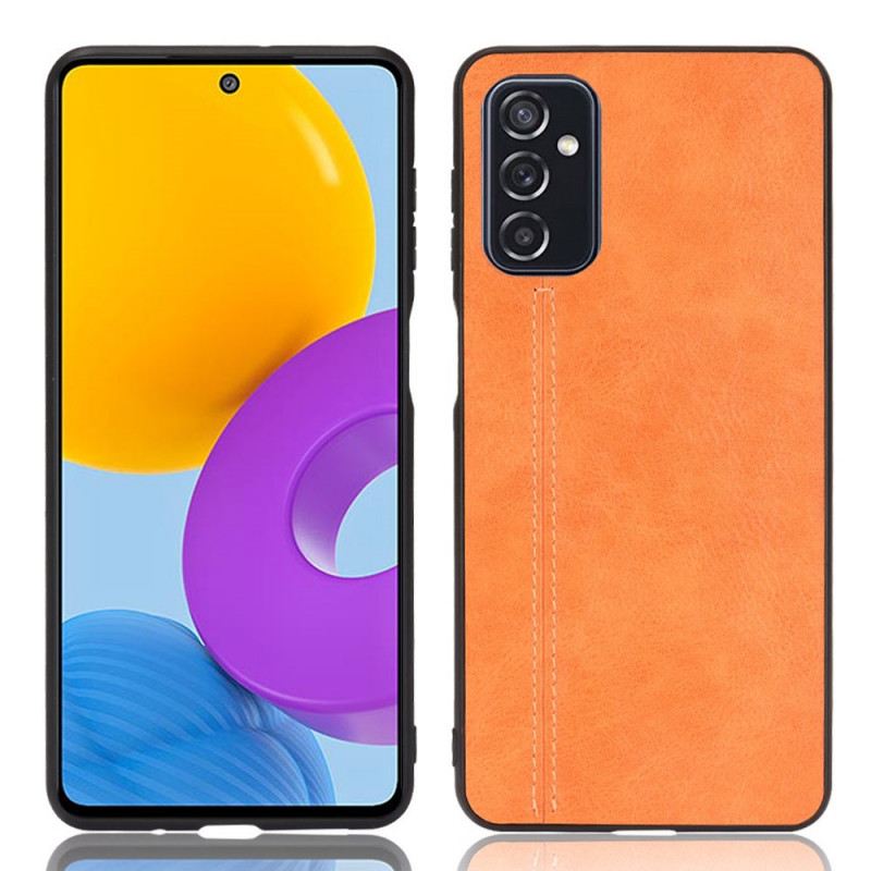 Maskica Samsung Galaxy M52 5G Umjetna Koža S Obrubom
