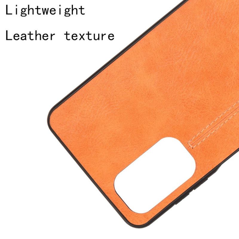 Maskica Samsung Galaxy M52 5G Umjetna Koža S Obrubom