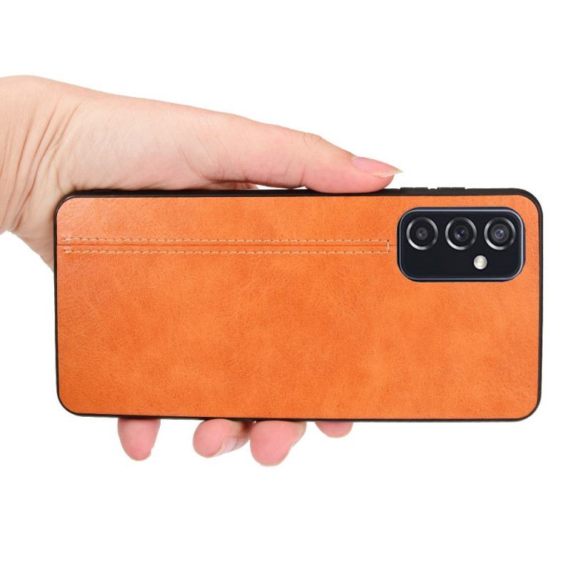 Maskica Samsung Galaxy M52 5G Umjetna Koža S Obrubom