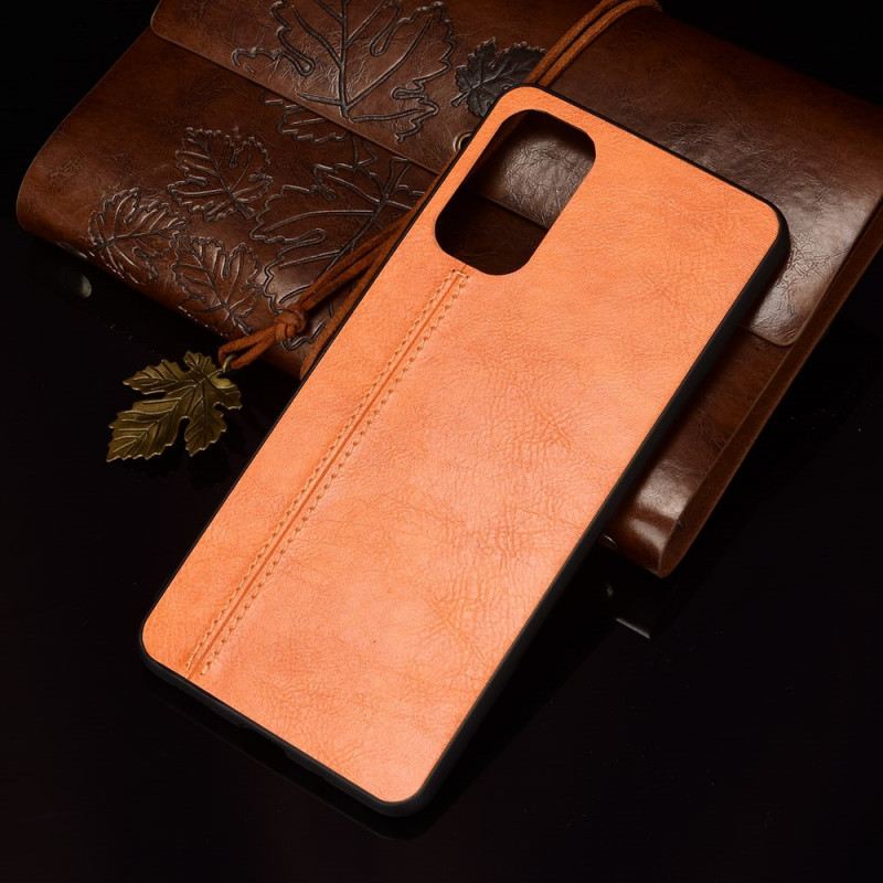 Maskica Samsung Galaxy M52 5G Umjetna Koža S Obrubom