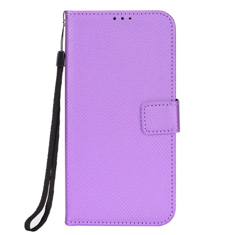 Flip Futrola iPhone 14 Elegantna Umjetna Koža S Remenom