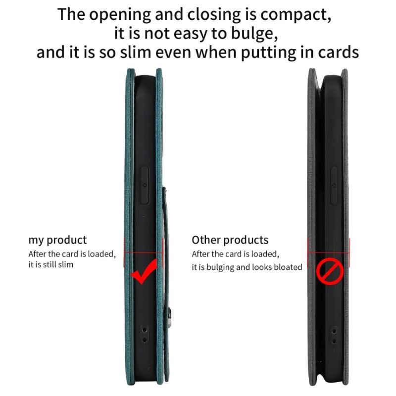 Futrola iPhone 14 Umjetna Koža S Ručnim Remenom