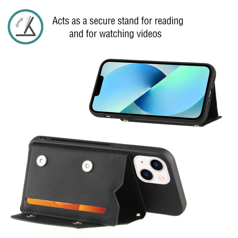 Maskica iPhone 14 Držač Kartice S Remenom