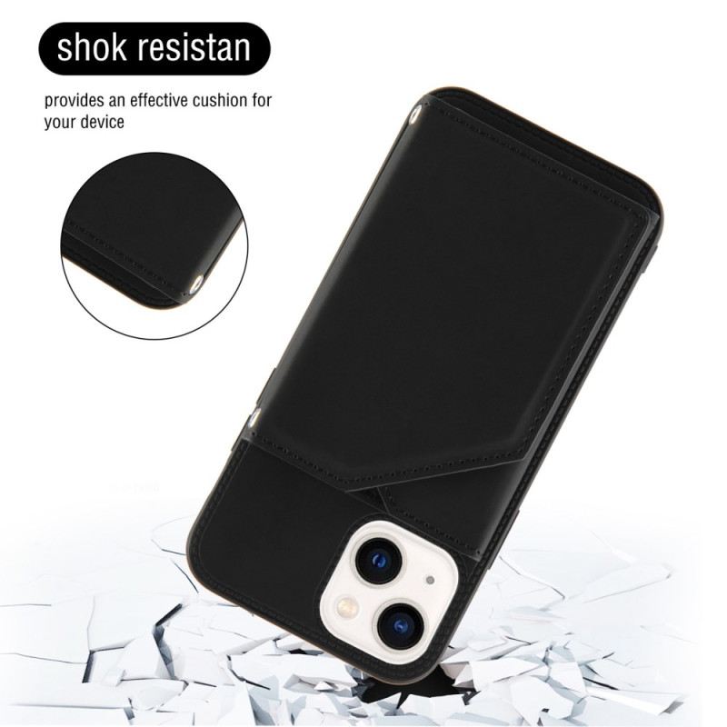 Maskica iPhone 14 Držač Kartice S Remenom