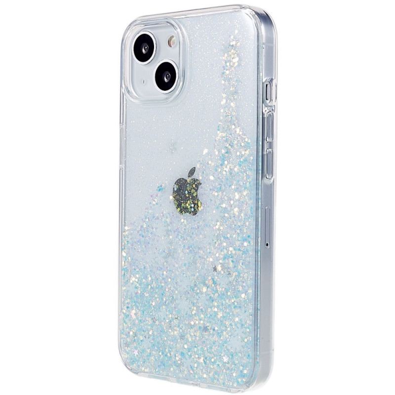 Maskica iPhone 14 Pahuljice Sa Šljokicama