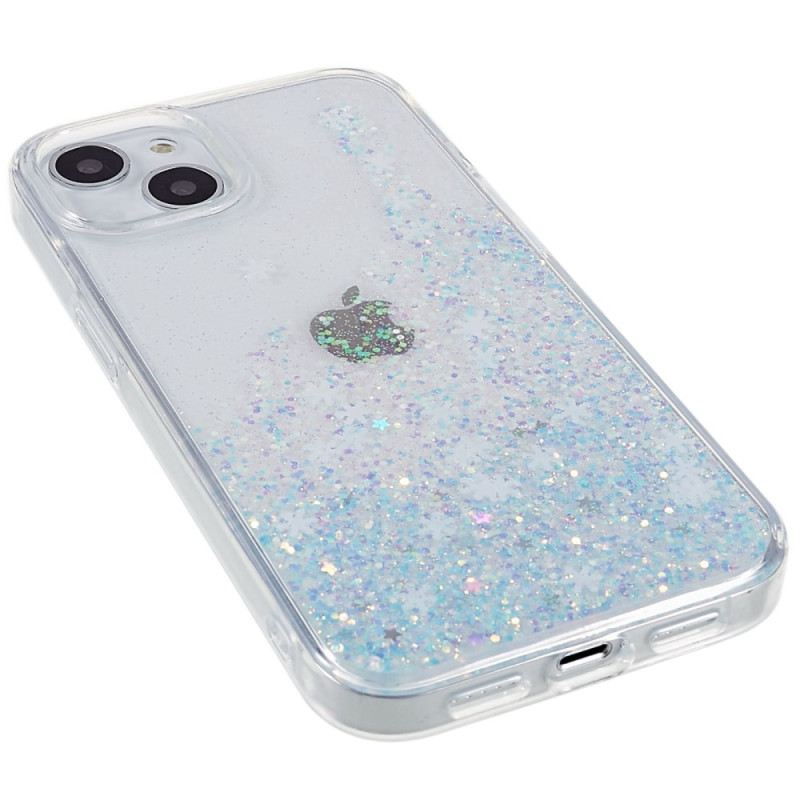 Maskica iPhone 14 Pahuljice Sa Šljokicama