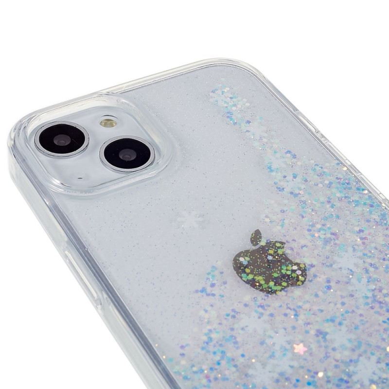 Maskica iPhone 14 Pahuljice Sa Šljokicama