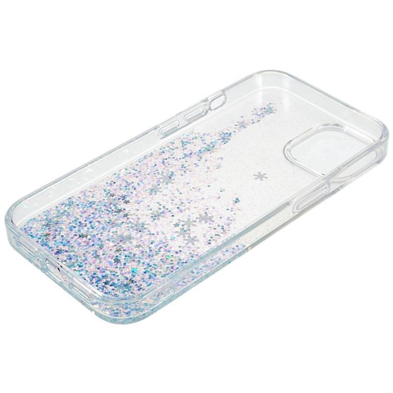 Maskica iPhone 14 Pahuljice Sa Šljokicama