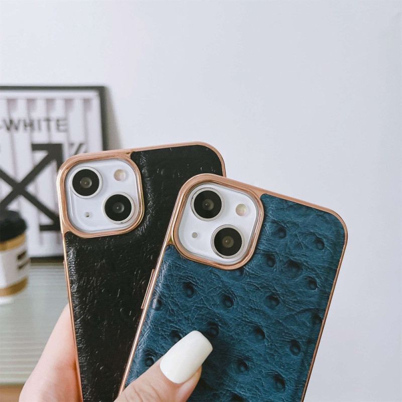 Maskica iPhone 14 Teksturirana Prava Koža